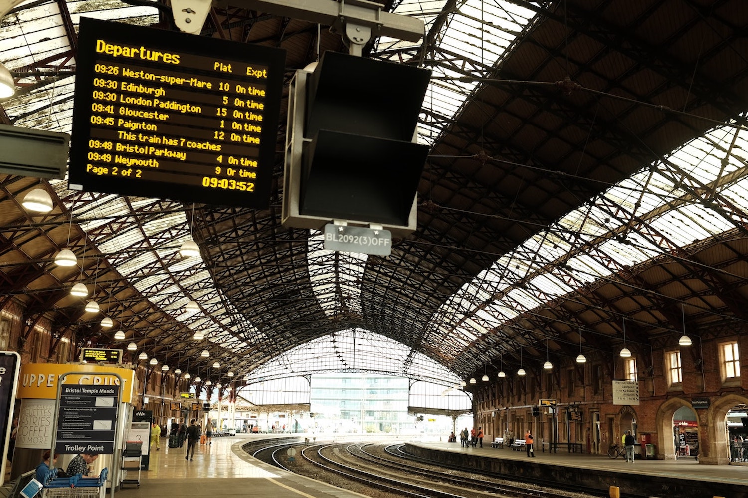 A train station