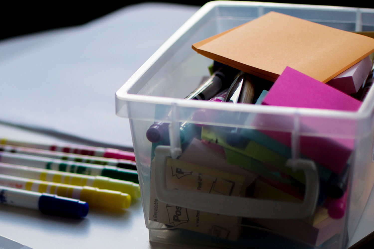 A box of stationary