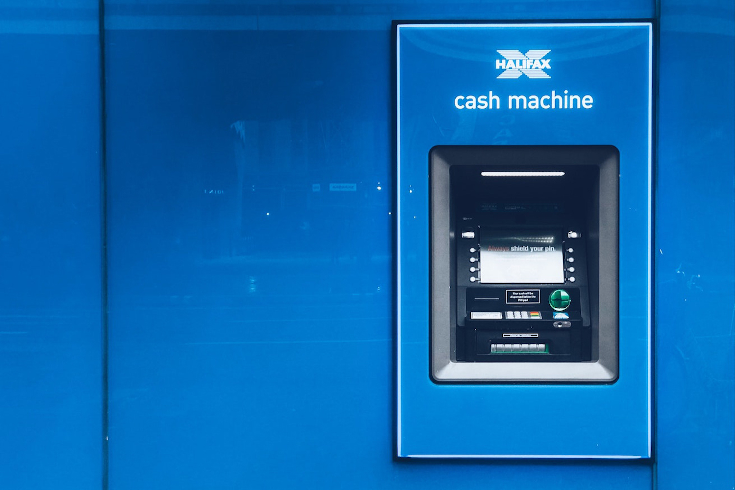 A cash machine