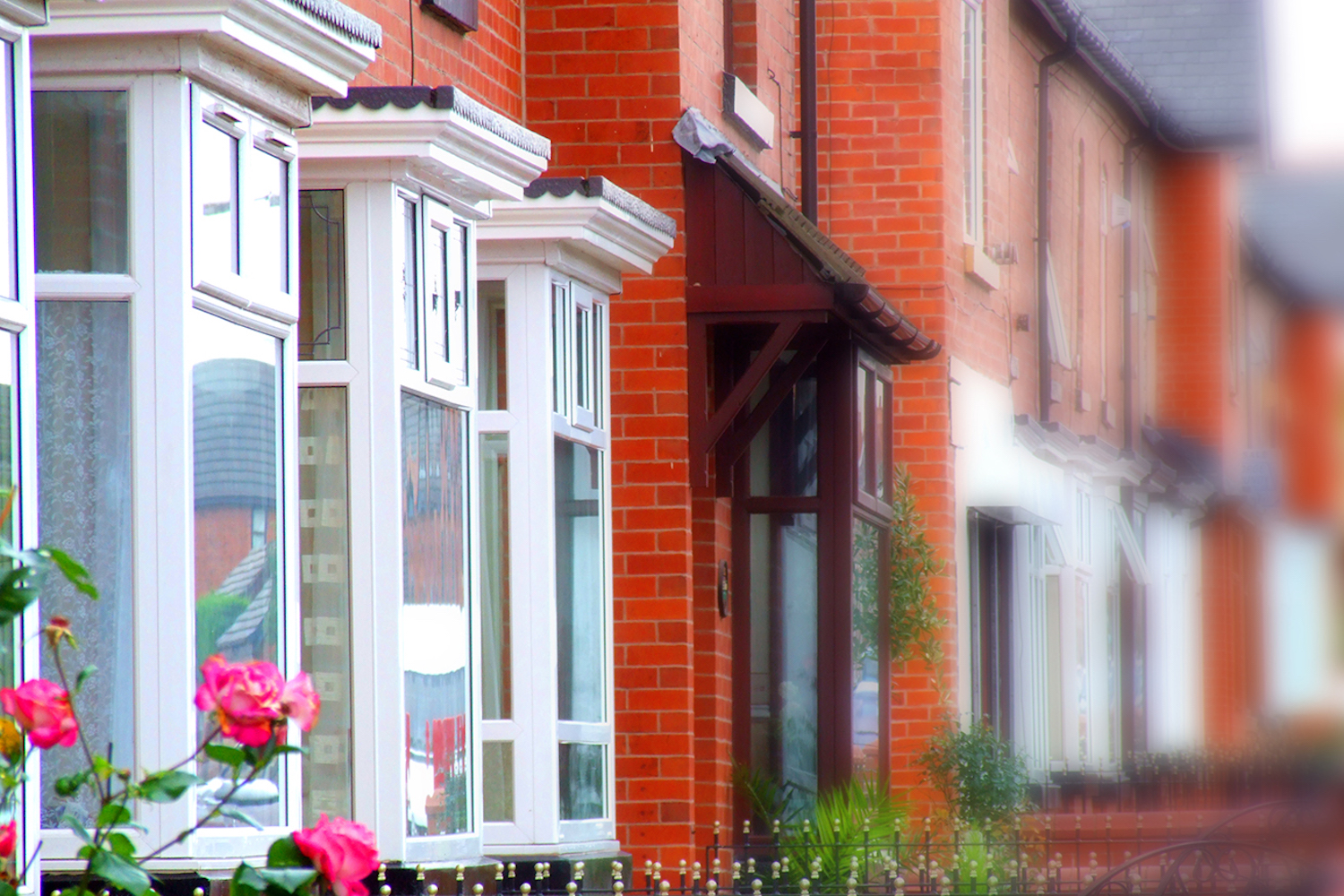 A row of houses